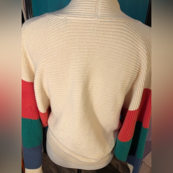 CAbi Cream Trio Striped Cardigan Size S - Picture 16 of 16